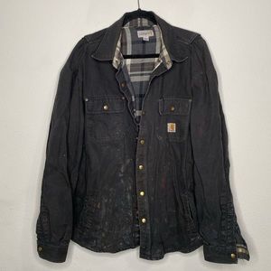 Men’s Carhartt Grey Utility Jacket Size XL